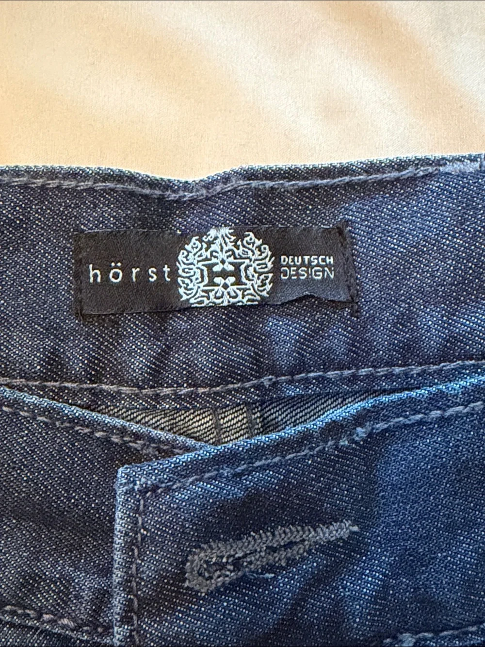 Horst Men's Dark Blue Slim Fit-Leg Jeans size 35